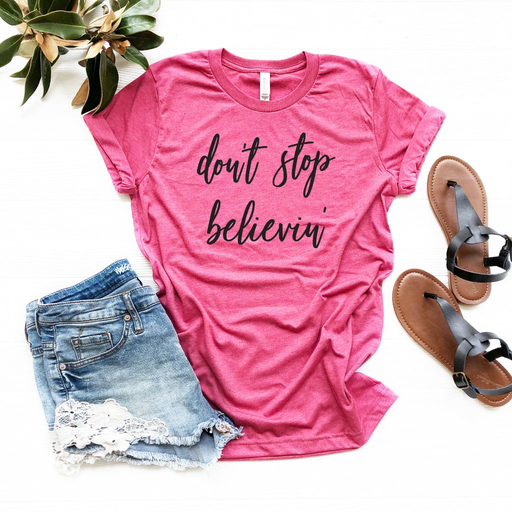 Journey Rock Band Graphic Tee Dont Stop Believin